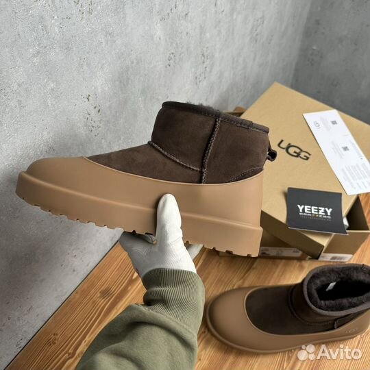 Комплект с галошами Ugg Classic Mini II Chocolate