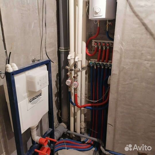 Услуги сантехника /Разводка труб /Все виды работ