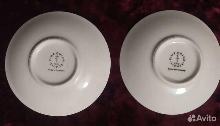 Розетки Одуванчики фарфор Lichte Германия 2 шт