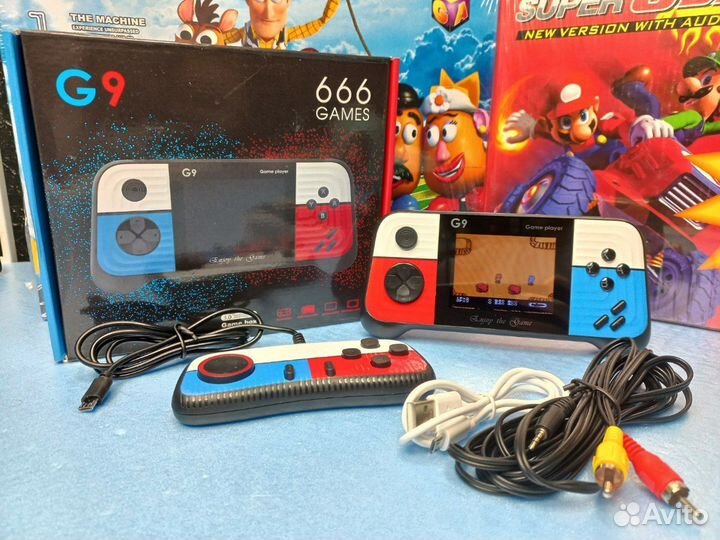 Игровая приставка +600 игр ультратонкая