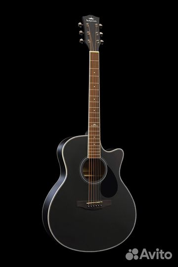 Электроакустическая гитара Kepma A1CE Black