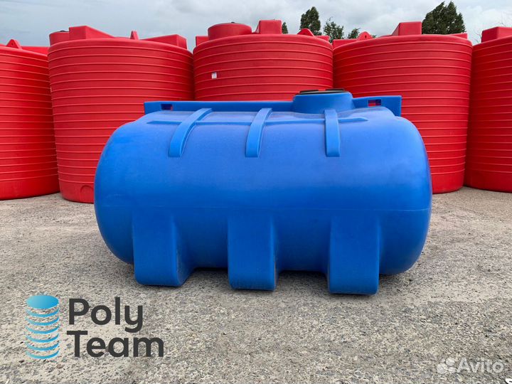 Ёмкоcти усиленные горизонтальные 4000-10000 кас