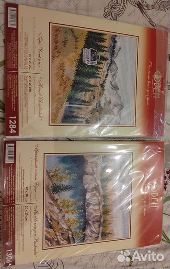 Наборы для вышивки крестом овен