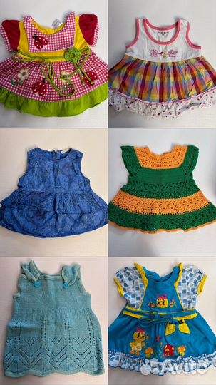 Вещи на девочку от 0 до 1,5 лет