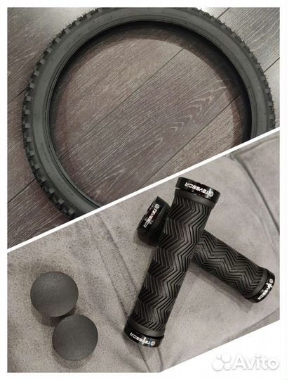 Тормоза, Покрышки 20x2.15, грипсы