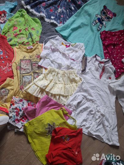 Пакет одежды на девочку 110