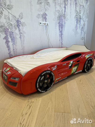 Детская кровать машина для мальчика