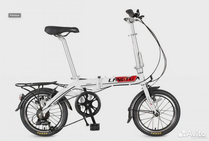 Велосипед Langtu KP 017 белый