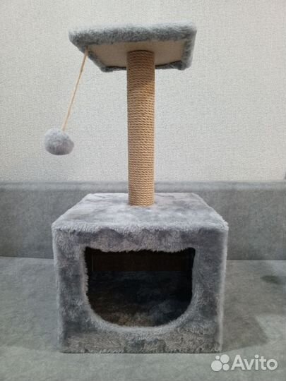 Когтеточка домик для кошки бу