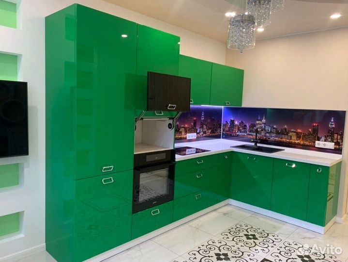 Современная кухня на заказ мдф фасады