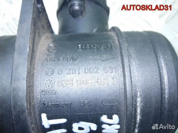 Расходомер воздуха VW Passat B6 1.9 TDI 038906461B