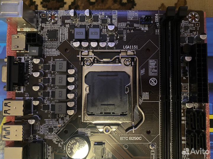 Материнская плата btc b250c 2022г