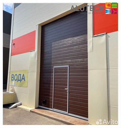 Гаражные ворота alutech