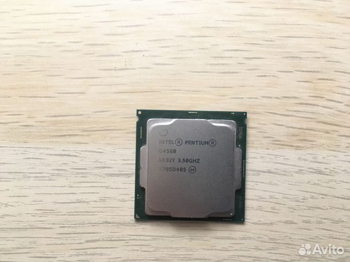 Intel Pentium G4560 сгоревший