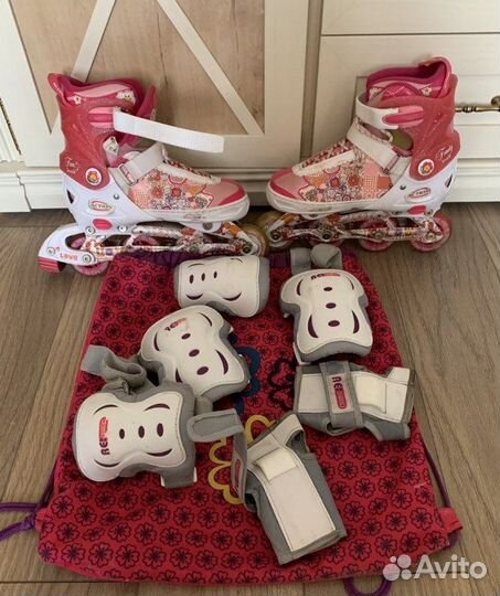 Роликовые коньки детские раздвижные