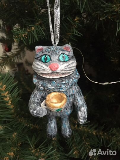 Чеширский кот из ваты