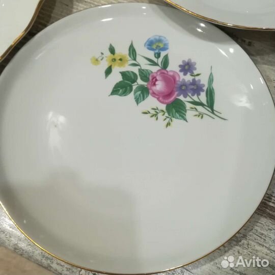 Сервиз чайный, ГДР,Colditz,тарелки,винтаж