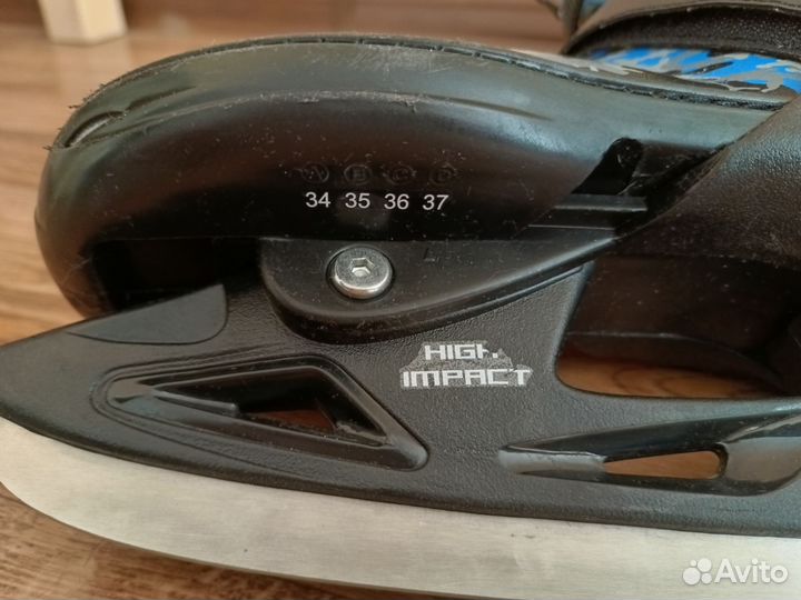 Коньки раздвижные nordway р. 34-37