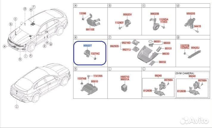 Датчик AIR BAG Kia K5 G4NA 2021