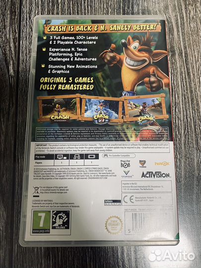 Crash bandicoot nintendo switch