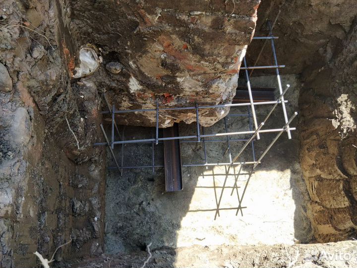 Усиление фундамента с гарантией.Ремонт фундамента