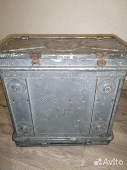 Ящик военный, алюминий, хаки, СССР