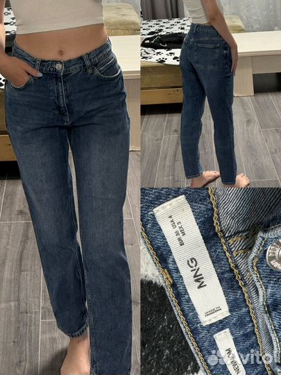 Джинсы mango mom