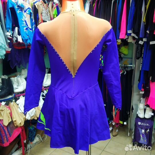 Платье для фигурного катания на рост 122-128