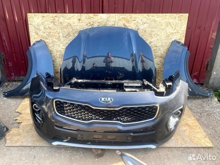 Ноускат Kia Sportage 4 перед часть в сборе