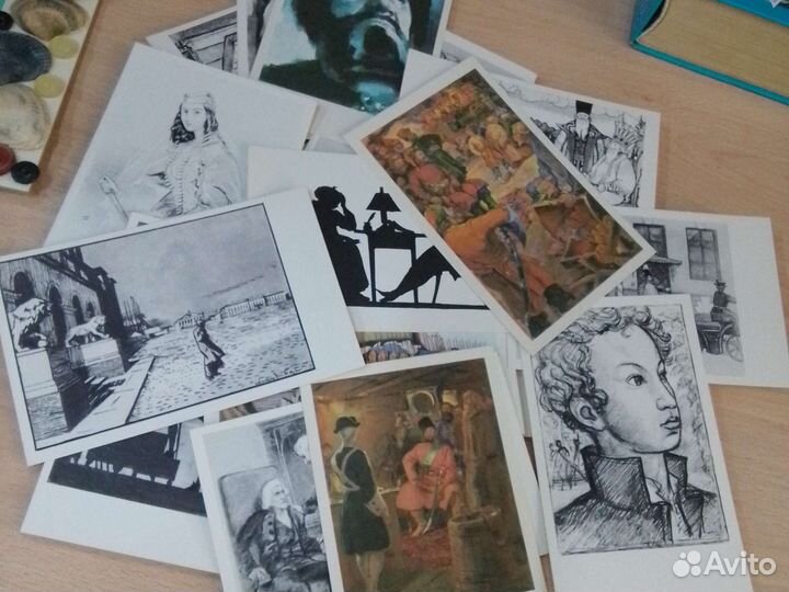 Набор открыток Аэрофлот, Пушкин. Музей Пушкина