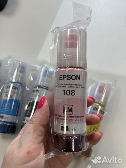 Оригинальные чернила epson 108
