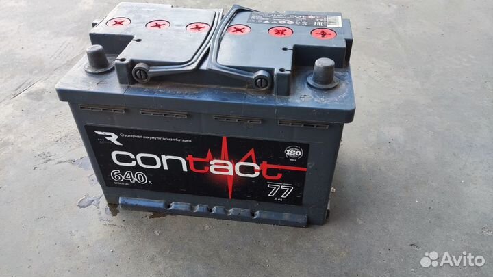 Аккумуляторы 75 ач б/у Contact 640A