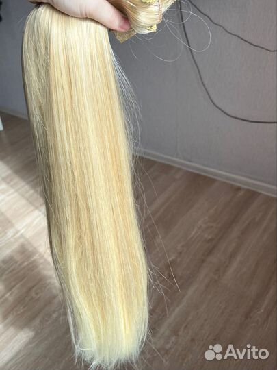 Волосы на заколках искусственные