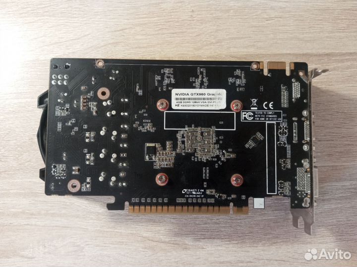 Видеокарта nvidia GTX960 4GB