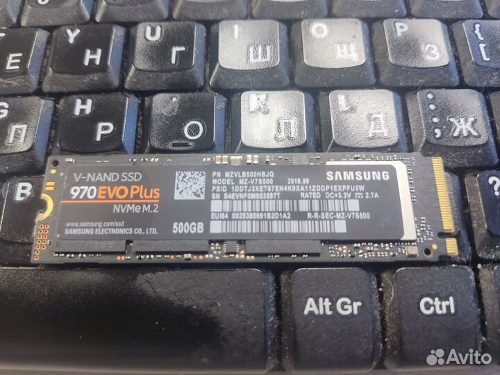 Ssd samsung 970 EVO Plus 500gb
