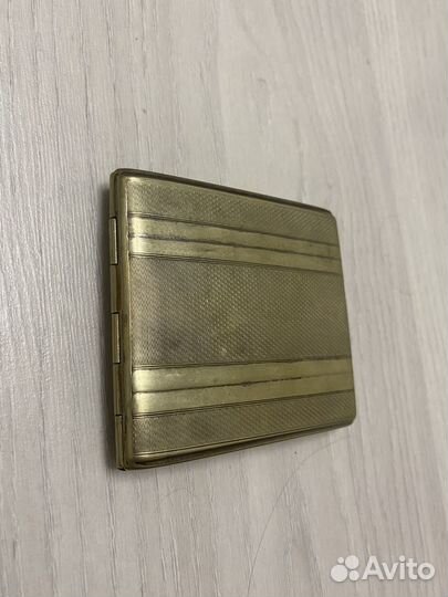 Портсигар alpaca немецкий подписной