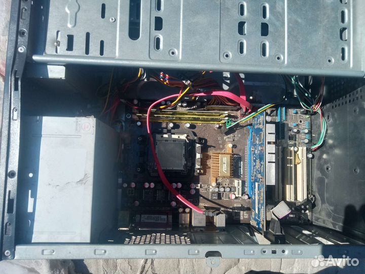 Системный блок, блок питания, SSD, материнку