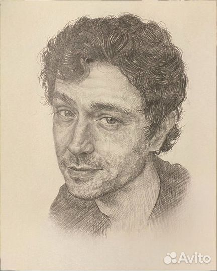 Портрет по фото карандашом