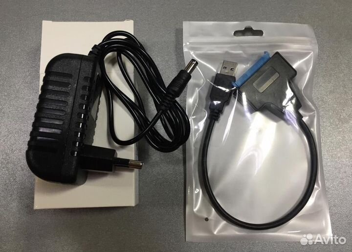 Переходник c SATA на USB с питанием для HDD