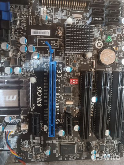 Материнская плата ам3 в сборе рабочая