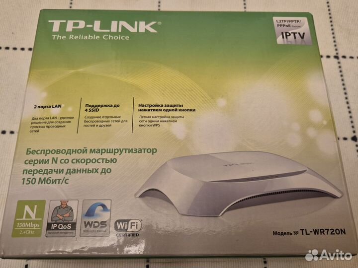 Wifi роутер TP -link TL-WR720N