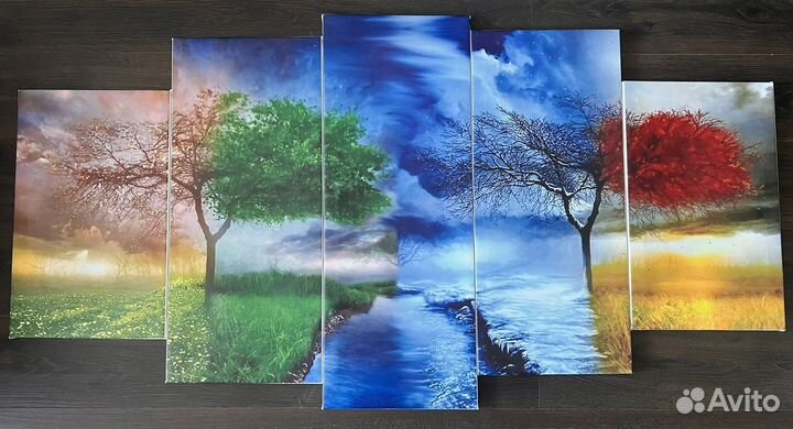 Модульная картина бу