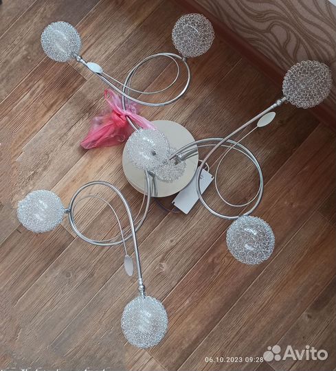 Люстры и хруст. бра