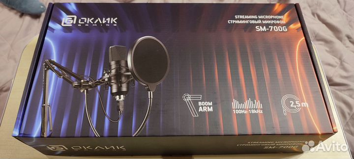 Стриминговый микрофон Oklick SM700G (новый)