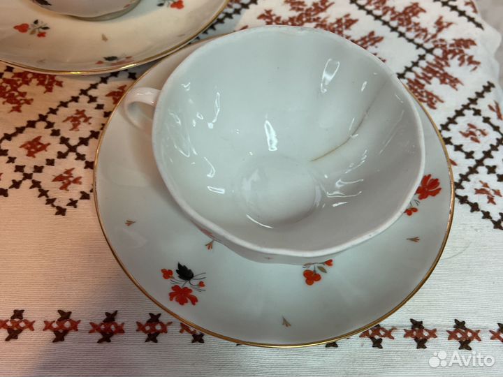 Чашка с блюдцем лфз