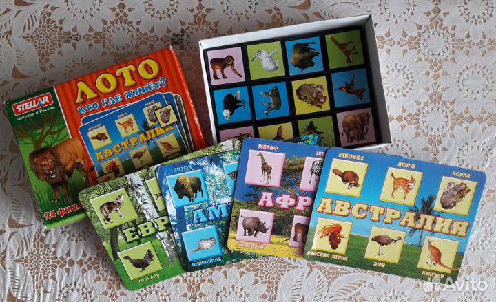 Детские развивающие игры 5 штук
