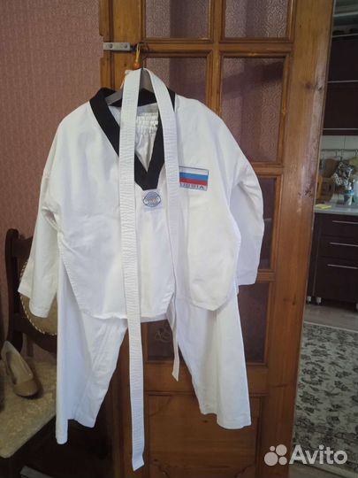 Кимоно для тхэквондо, размер 44-46 на мальчика