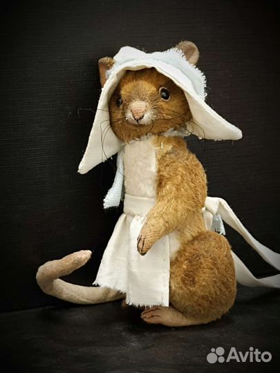 Тедди мышка Поля (полёвка)