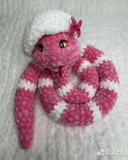 Змейка плюшевая(символ 2025 )