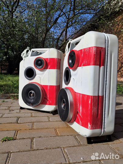 Колонки акустические в стиле Loft,новые,комплект